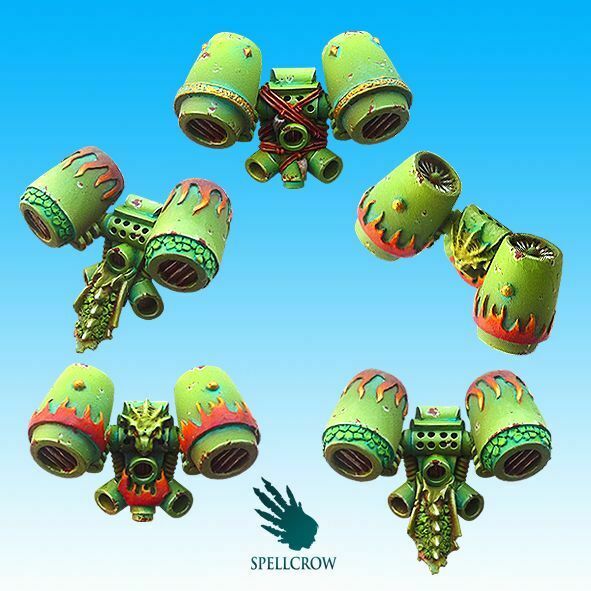 Spellcrow Salamandra Knights Jump Packs - SPCB5915 - TISTA MINIS