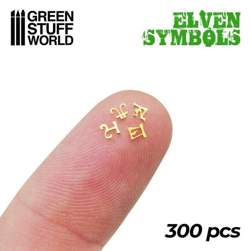 Green Stuff World Elven Runes and Symbols New - TISTA MINIS