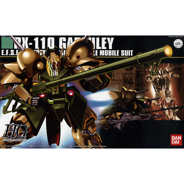 Bandai Gundam HGUC 1/144 #58 RX-110 Gabthley New - Tistaminis