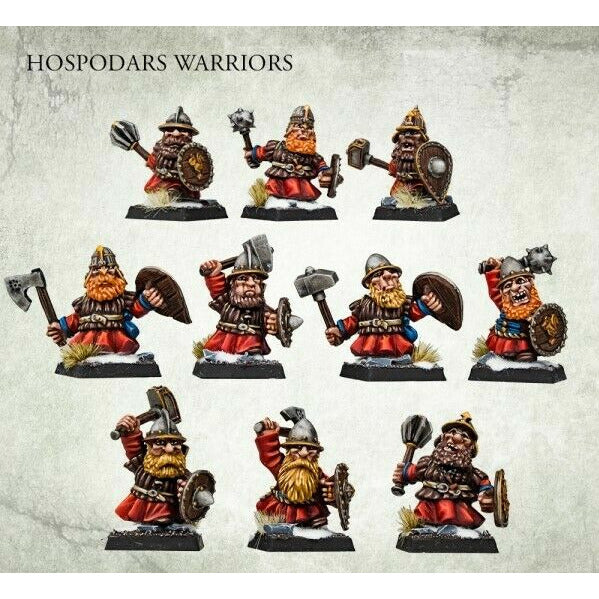 Dwarf Hospodars Warriors Commands New - Tistaminis