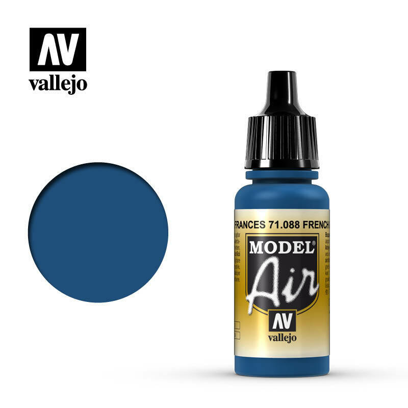 Vallejo Model Air Paint French Blue (6/Bx) (71.088) - Tistaminis