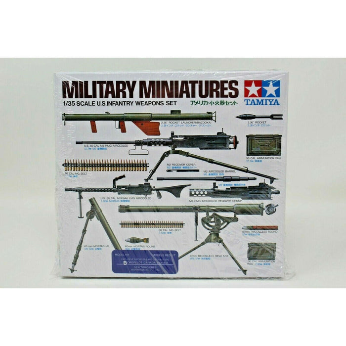 Tamiya Military Miniatures 1/35 Scale U.S. Infantry Weapons Set | TISTAMINIS