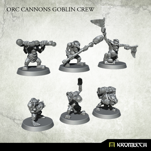 KromlechOrc Cannons Goblin Crew New - TISTA MINIS