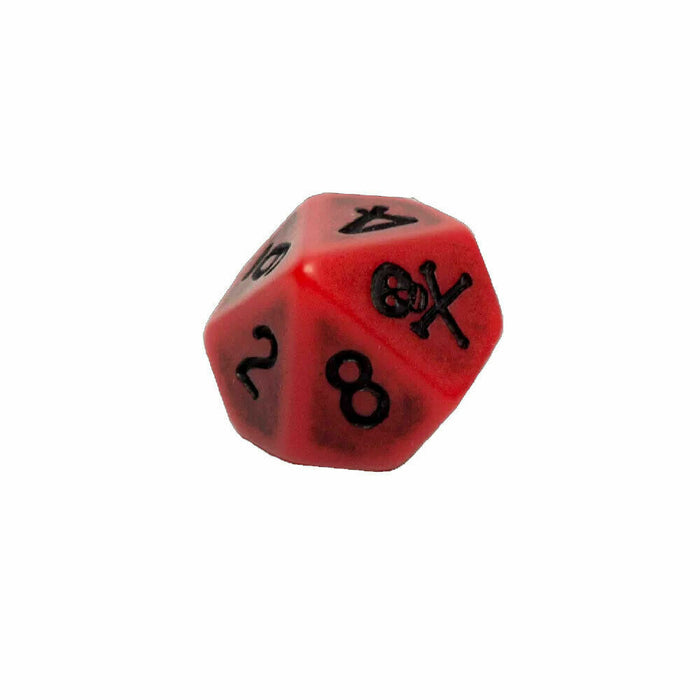 Blood & Plunder Blood (RED) D10 Dice Set New - TISTA MINIS