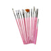 Hobby and Warhammer Painting Fine Detail Pink Brushes - Set of 15 - Tistaminis