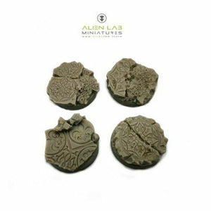 Alien Lab Miniatures TEMPLE RUINS ROUND BASES 32MM New - Tistaminis