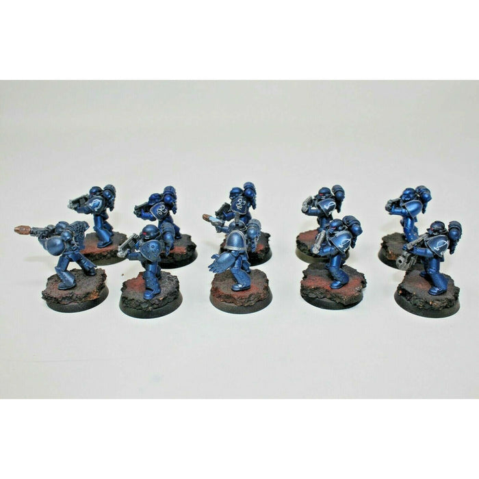 Warhammer Space Marines Mark IV Tactical Squad Well Painted - F1 - Tistaminis