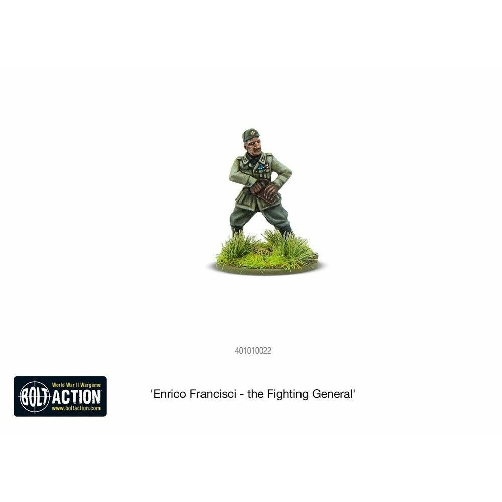 Bolt Action: Italian 'The Fighting General' Enrico Francisci New - Tistaminis