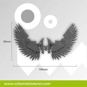 Scibor Miniatures Mechanic Wings (3) New - TISTA MINIS