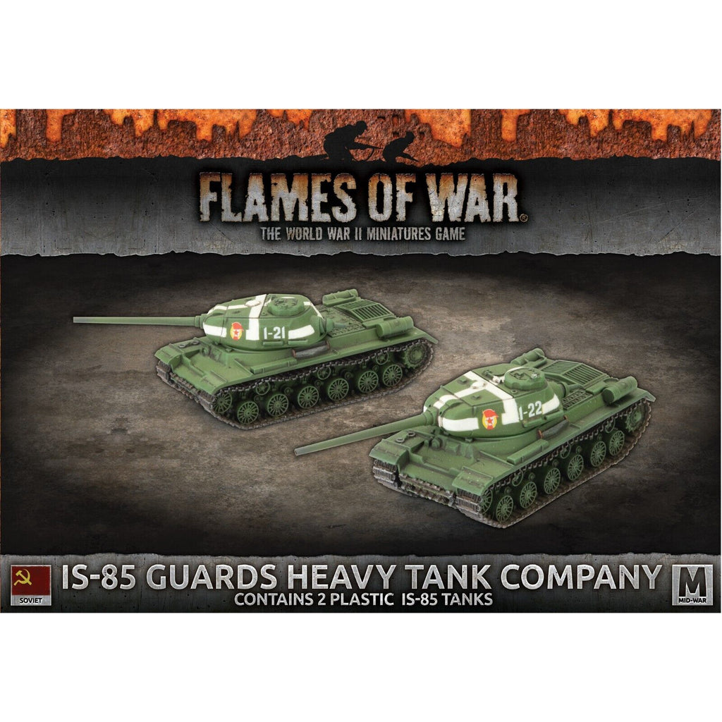 Flames of War IS-85 Guards Heavy Tank Company (Plastic x2) New - Tistaminis