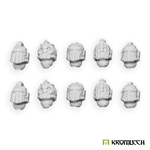 Kromlech	Omega Legion Helmet Heads (10) New - Tistaminis