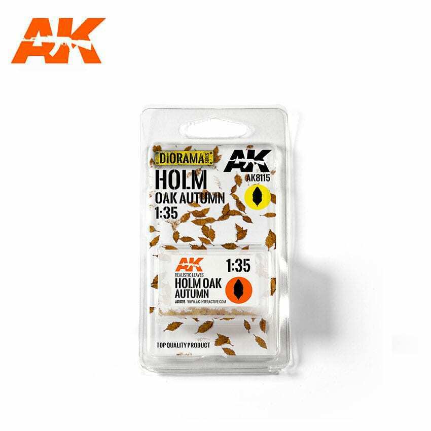 AK Interactive Holm Oak Autumn 1/35 Scenic Basing Dry Leaves New - TISTA MINIS