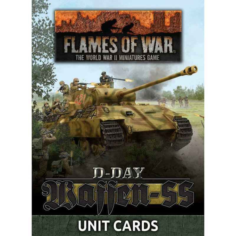 Flames of War German Waffen-SS Unit Card Pack (43 cards) New - TISTA MINIS