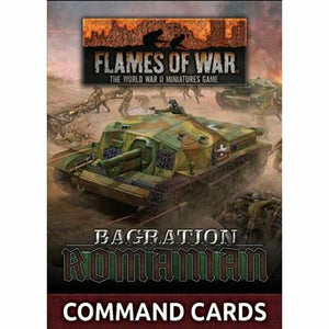 Flames of War Romanian Romanian Command Card Pack (27x Cards) July 10 Pre-Order - Tistaminis