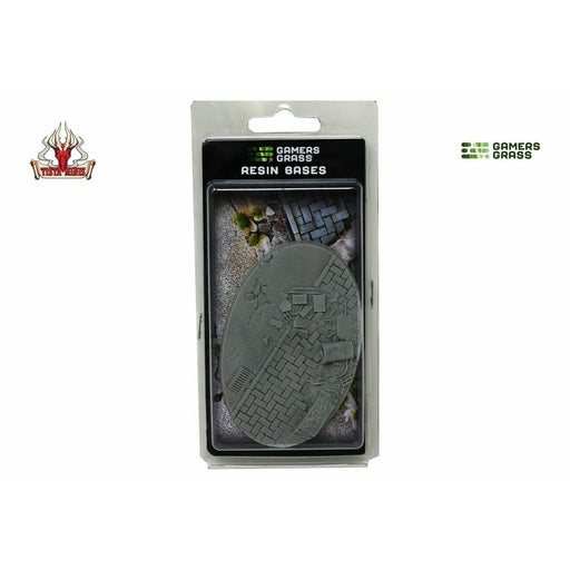 Gamers Grass Urban Warfare Resin Bases Oval 105mm (x1) New - TISTA MINIS