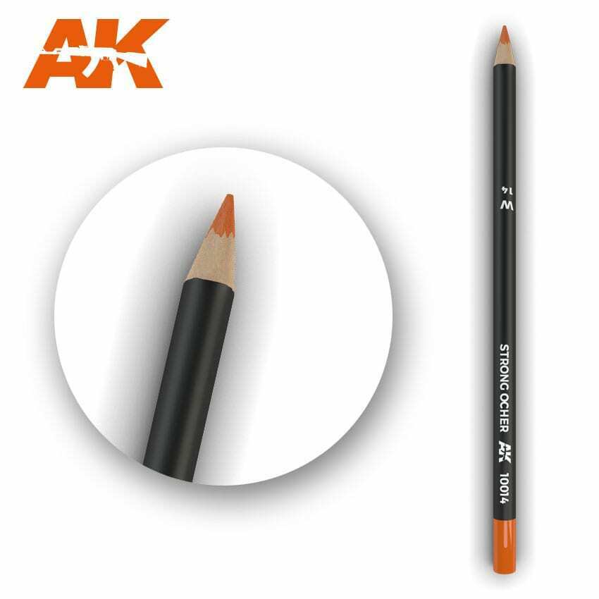 AK Interactive Watercolor Pencil Strong Ocher New - TISTA MINIS