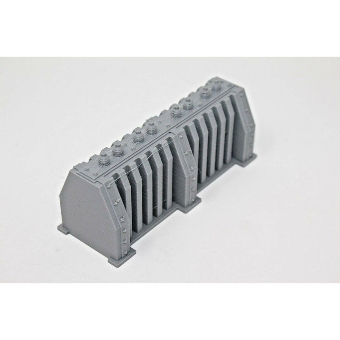 Warhammer 3D Printed Tabletop Scenery 28mm Scale Electric Generator / Wall | TISTAMINIS