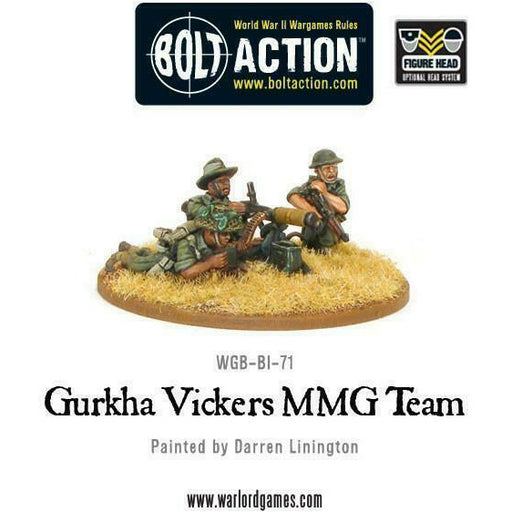 Bolt Action Gurkha Vickers MMG team New - TISTA MINIS