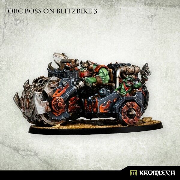 Kromlech	Orc Boss on Blitzbike 3 New - Tistaminis