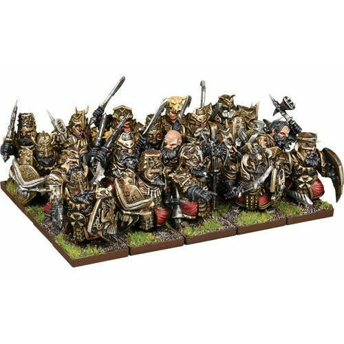 Kings of War Abyssal Dwarf Blacksouls Regiment New - TISTA MINIS