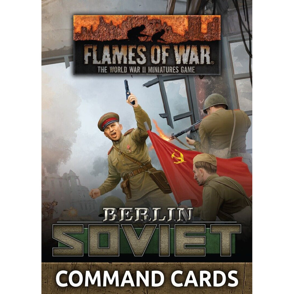 Flames of War Berlin: Soviet Command Cards (35x Cards) Feb 15th Pre-Order - Tistaminis