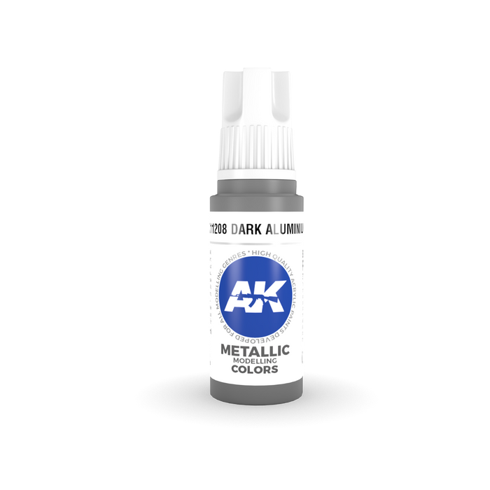 AK 3rd GEN Acrylic Dark Aluminium 17ml - Tistaminis