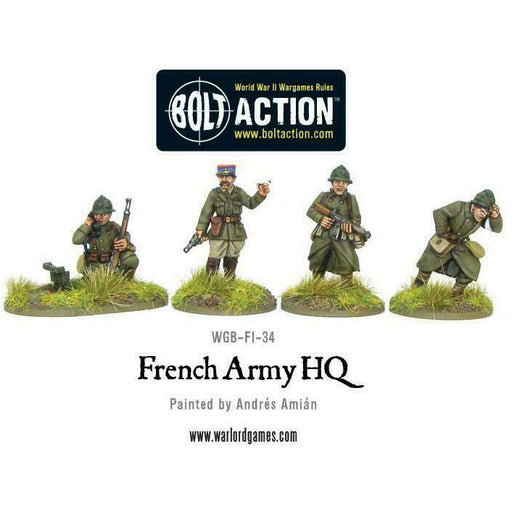 Bolt Action French Army HQ New - TISTA MINIS