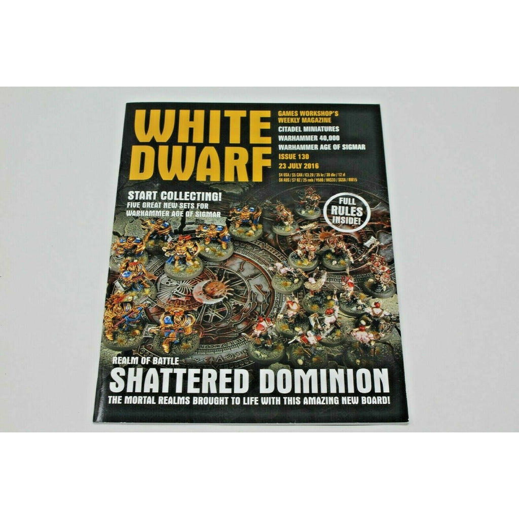 Warhammer White Dwarf Small Issue 130 July 2016 - WD2 | TISTAMINIS