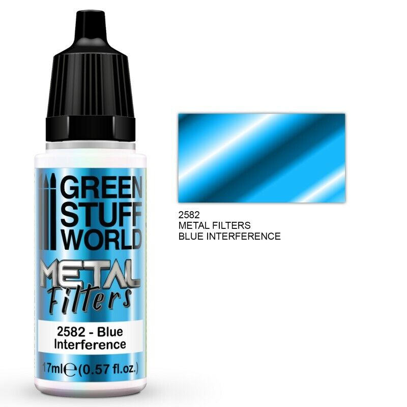 Green Stuff World Metallics Metal Filters - Blue Interference - Tistaminis