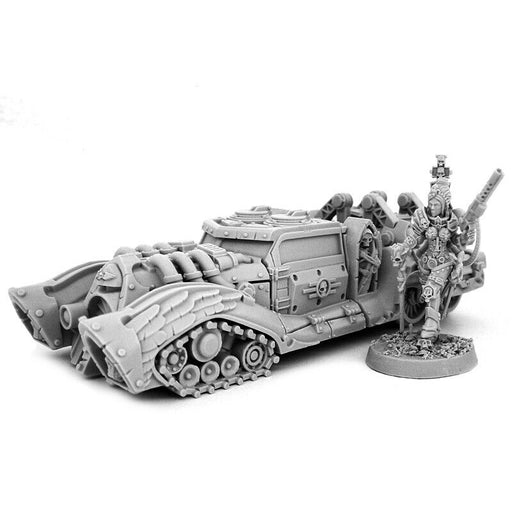 Wargames Exclusive HERESY HUNTER FEMALE INQUISITOR WITH STRIKE CAR New - TISTA MINIS