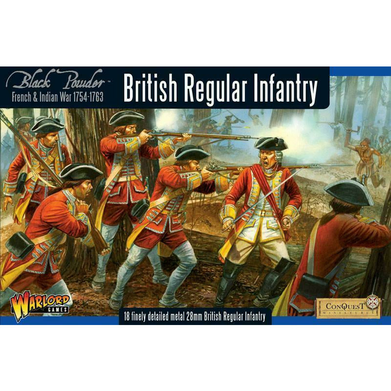 Black Powder French Indian War 1754-1763 British Regular Infantry New - Tistaminis