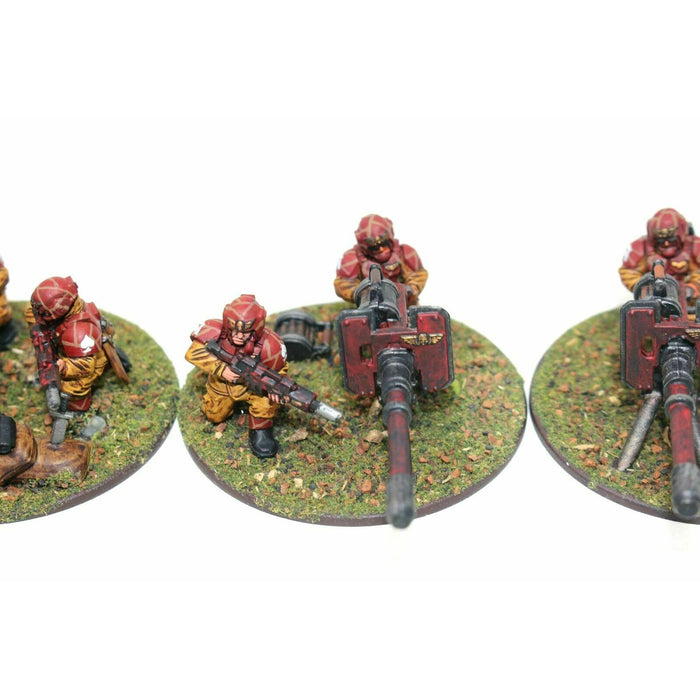 Warhammer Imperial Guard Cadian Auto Cannon Teams Well Painted JYS15 - Tistaminis