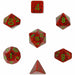 Chessex Speckled Strawberry 7pc Dice Set CHX25304 New - TISTA MINIS