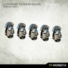 Kromlech Legionary Veteran Heads: Iron Pattern (5) New - TISTA MINIS
