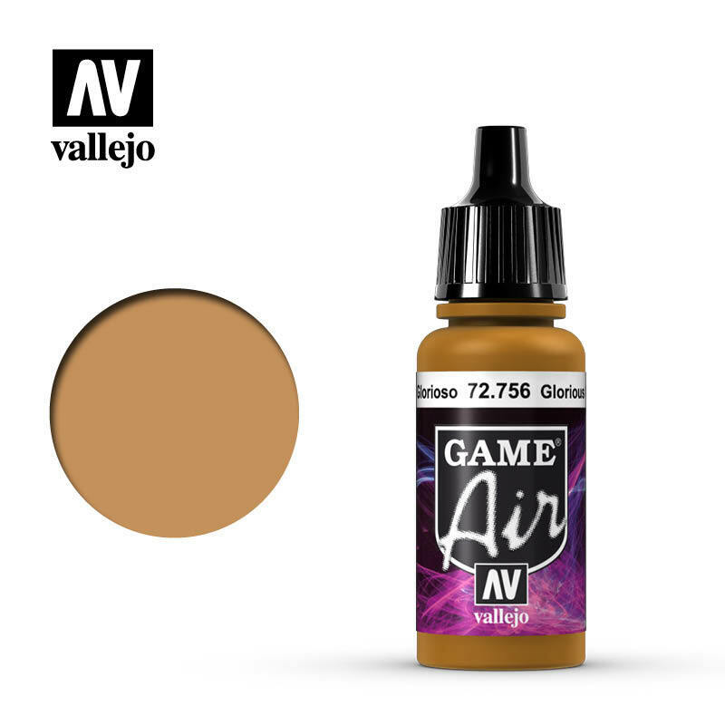 Vallejo Game Colour Paint Game Air Glorious Gold (72.756) - Tistaminis