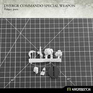 Kromlech Dvergr Commando Special Weapon : Flamer New - TISTA MINIS