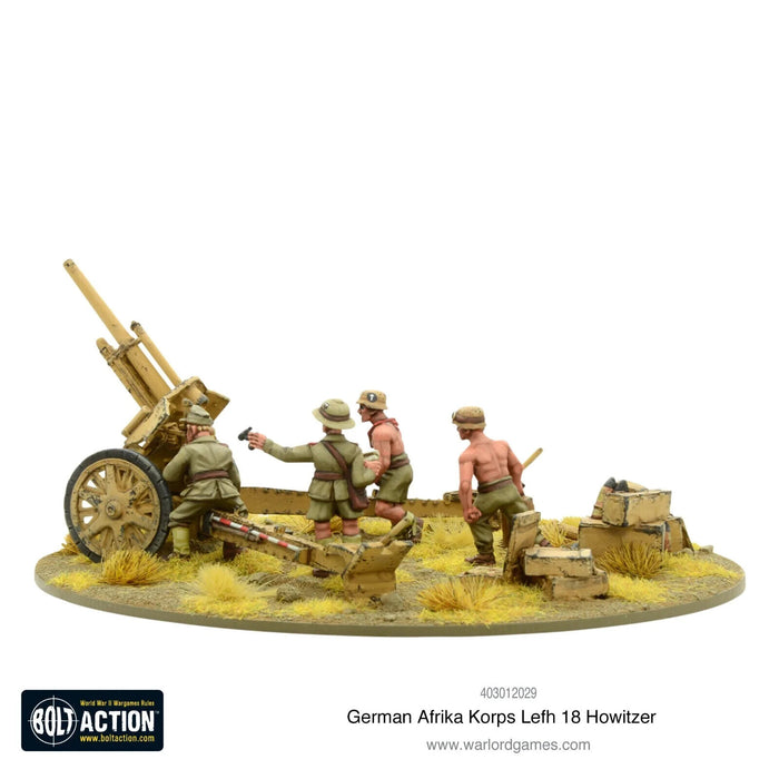 Bolt Action German Afrika Korps LeFH 18 10.5cm medium artillery New - Tistaminis