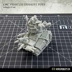 Kromlech Orc Vehicles Exhaust Pipes (10) New - TISTA MINIS