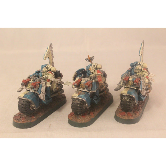 Warhammer Space Marine Biker Squad Well Painted | TISTAMINIS