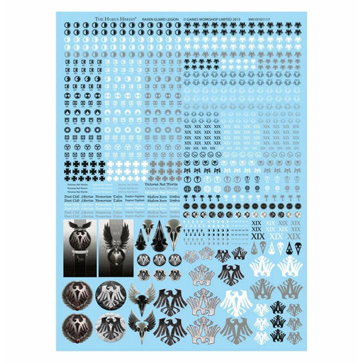 RAVEN GUARD LEGION TRANSFER SHEET New - Tistaminis