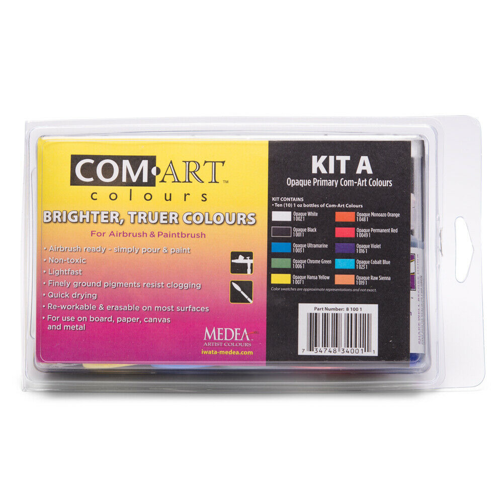IWATA Com Art Colours Opaque Primary Kit A - Tistaminis