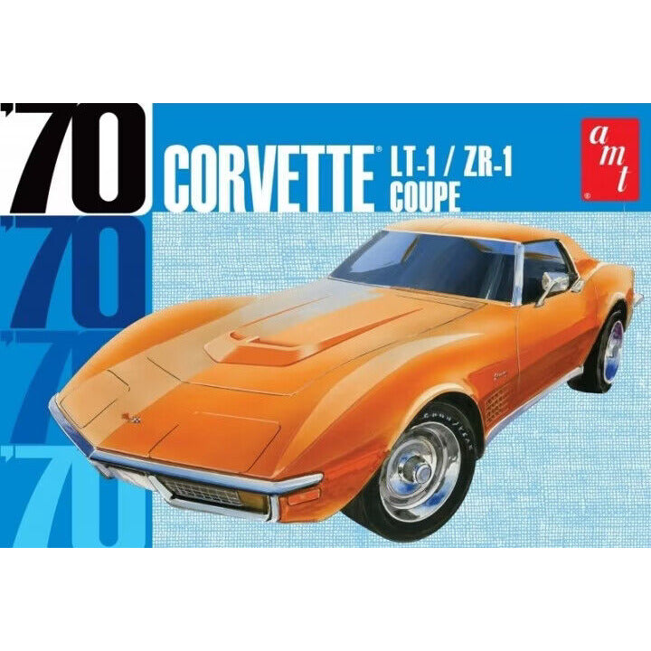 AMT AMT1097 1970 CHEVY CORVETTE COUPE (1/25) New - Tistaminis