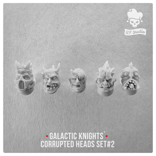 Artel W - KF Studio	Galactic Knights Сorrupted Heads Set#2 New - Tistaminis