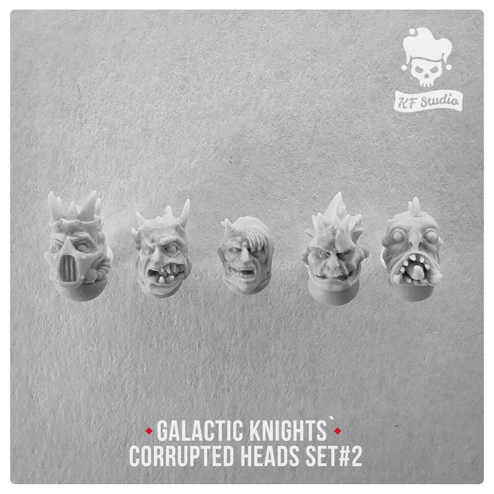 Artel W - KF Studio	Galactic Knights Сorrupted Heads Set#2 New - Tistaminis