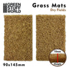 Green Stuff World Grass Mat Cutouts - Dry Fields New - TISTA MINIS
