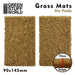 Green Stuff World Grass Mat Cutouts - Dry Fields New - TISTA MINIS