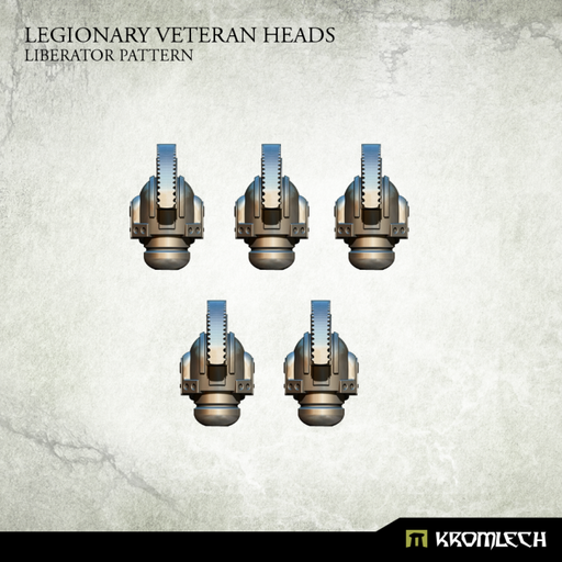 Kromlech Legionary Veteran Heads: Liberator Pattern (5) New - TISTA MINIS