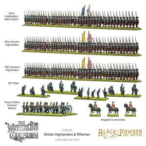 Black Powder Epic Battles: British Highlanders & Riflemen New - Tistaminis
