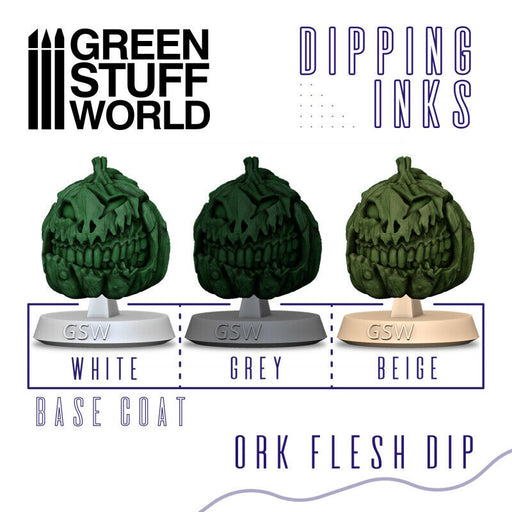 Green Stuff World Dipping ink 60 ml - ORK FLESH DIP New - Tistaminis