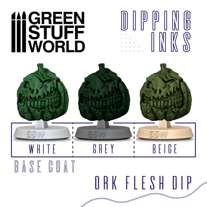 Green Stuff World Dipping ink 60 ml - ORK FLESH DIP New - Tistaminis